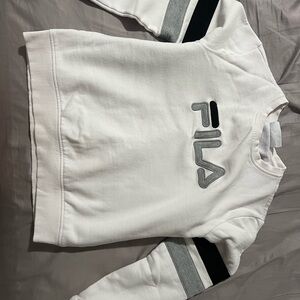 Fila White Crewneck Sweatshirt